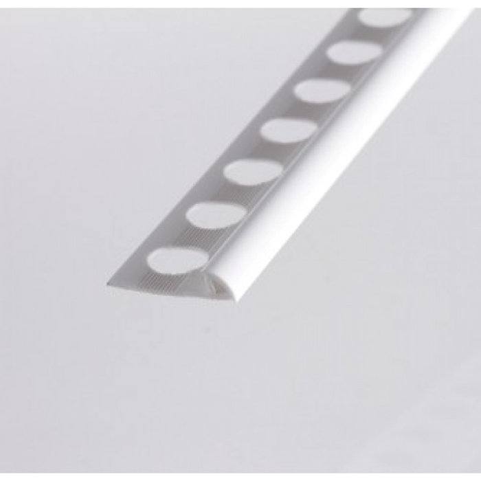 Kakellist PVC Vit 10 mm x 2,5 m